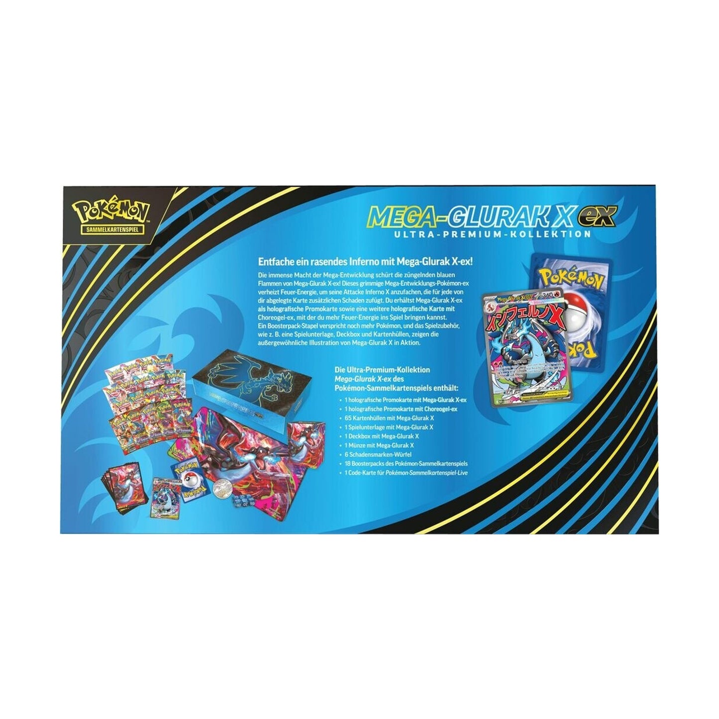 Pokémon Mega-Glurak X-ex Ultra-Premium-Kollektion DE