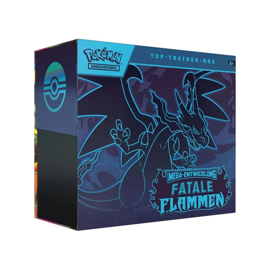 Pokémon Fatale Flammen ME02 Top-Trainer-Box DE