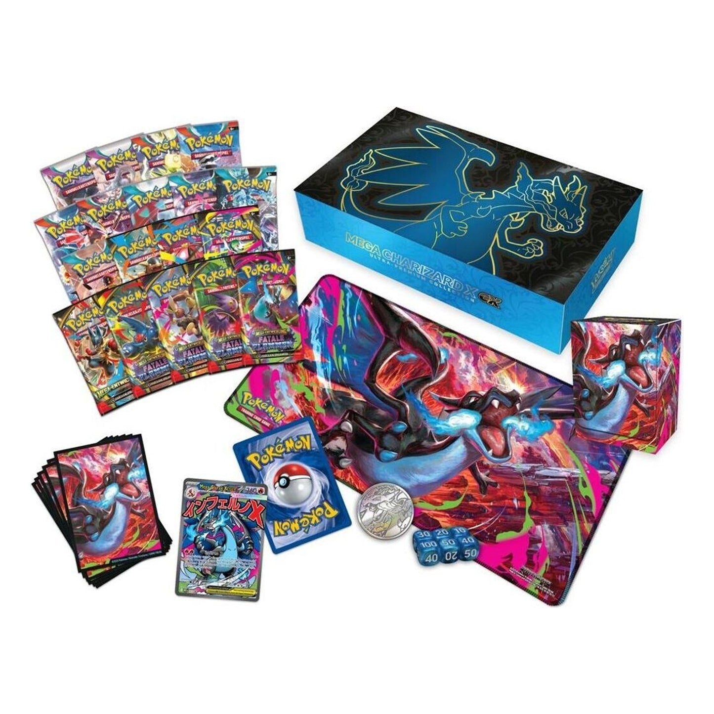 Pokémon Mega-Glurak X-ex Ultra-Premium-Kollektion DE