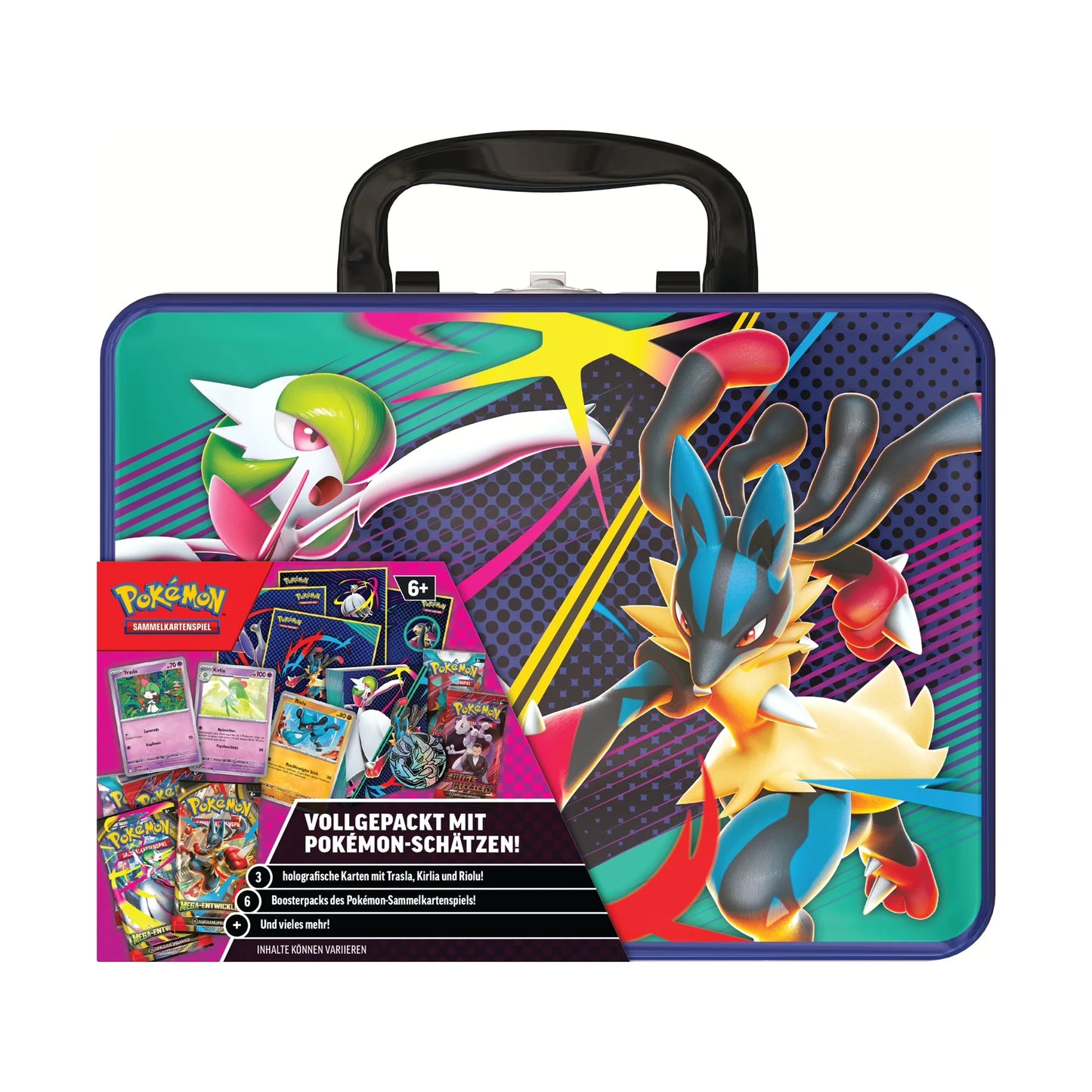 Pokémon Sammelkoffer 2025 – Mega-Lucario & Mega-Guardevoir Edition DE